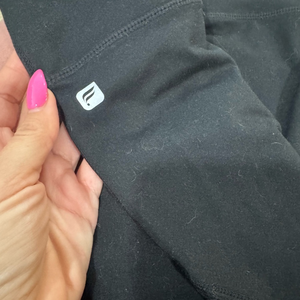 Fabletics powerhold Black and White Women's Leggings - Picture 6 of 7
